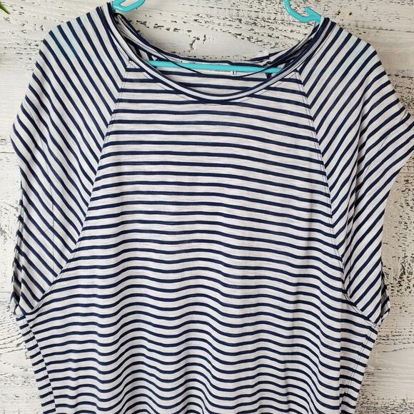 We The Free Striped Long Sleeve Top XS Flowy Relaxed Fit Free People Boho - Picture 3 of 8